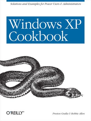 cover image of Windows XP Cookbook